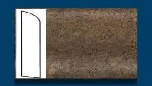 Плинтус пробковый ArtCorkDesing С 106 (Колер 10) 10х60х910 мм