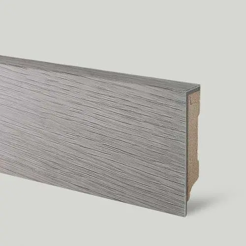 Виниловый плинтус FineFloor MDF Дуб Рейн 1976/2076 (12,5 х 60 х 2400 мм)